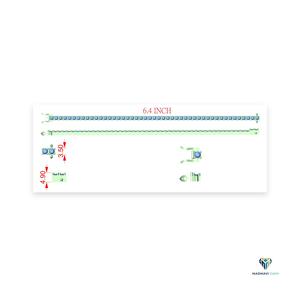 5.17 CT Yellow <b>Gold</b> Round Lab Grown Diamond Tennis Bracelet in 14K <b>Solid</b> <b>Gold</b>, 6.4 Inch Collet Set Classic Bracelet - Product Image 5