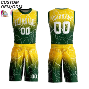 Maillot de basket-ball personnalisé respirant 100 % polyester, sublimation, support OEM ODM pour la fabrication sportive en gros - Product Image 1