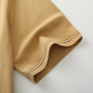 T-shirt pour homme de haute qualité, couleur unie, 100% coton, col rond, design simple, écologique, léger, respirant, séchage rapide - Product Image 5