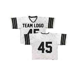 Jersey de Fútbol Americano Personalizado Premium, 100% Poliéster, Corto, Transpirable, Antibacterial, Tallas Grandes, Logotipo Personalizado, Protección UV - Product Image 1