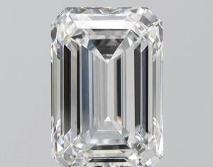 Diamant de laboratoire CVD fantaisie, pureté VVS, taille EX-VG, 7,20 carats, taille émeraude, couleur D, certifié IGI, pour la fabrication de bijoux et bagues - Product Image 1