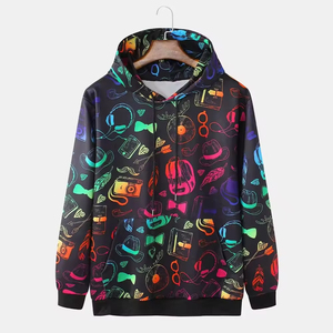 Adjustable Price Unisex Winter Sublimation Hoodies Anti-Wrinkle Breathable Lightweight Fully Customized Customized Logo - Product Image 1