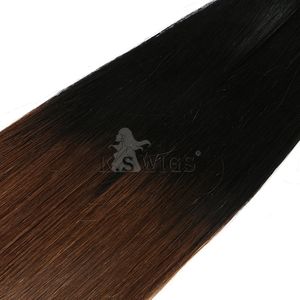 Extensiones de Cabello KSWIGS, Cabello Chino Virgen Remy con Queratina, Puntas Pre-Adheridas, Doble Trama, Ondulado Suelto y Liso, de Lujo - Product Image 4