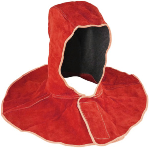Casque de soudage en cuir de vachette pleine fleur de qualité supérieure, protection industrielle contre les étincelles et la chaleur, équipement de travail en cuir - Product Image 5