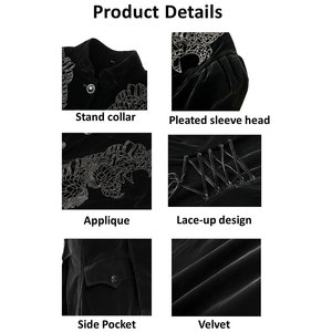 Veste Gothique Victorienne Steampunk Vintage pour Femme – Manteau Uniforme Style Frock – Meilleure Vente 2026 - Product Image 4