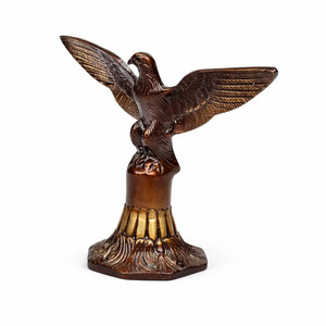 SHUBHAM Brass Eagle Sculpture <b>Gold</b> Plated Polished Figurine Custom Shape Religious Decorative <b>Statue</b> for Home Decor - Product Image 3