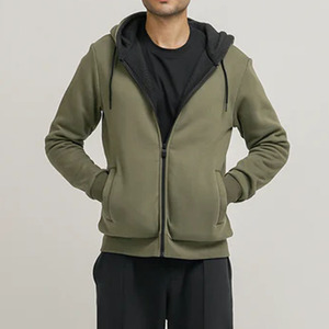 Hot Selling Fashionable Slim Fit Regular Fit Men Winter Hooded Solid top Heavyweight Men Tracksuits 100% Cotton Training Wear - Product Image 1
