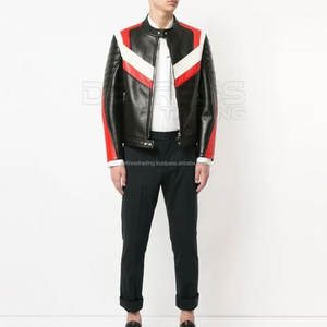 เสื้อแจ็กเก็ตหนังลำลองสำหรับผู้ชายเสื้อแข่งรถยนต์แบบเรียบง่ายระบายอากาศได้ดีทันสมัยออกแบบได้ตามต้องการความสบายสูงสุด - Product Image 4