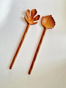 Cuchara de Té de Madera Ecológica Hecha a Mano, Cuchara para Café, Té y Azúcar, Accesorio de Cocina Pulido - Product Image 4