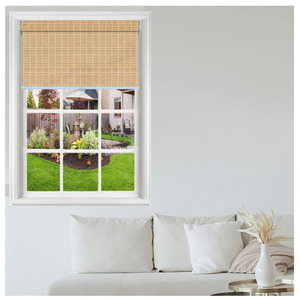 Persiana Enrollable de Bambú Decorativa, Inalámbrica, Integrada, de Diseño Natural, Horizontal, con Filtro de Luz, Ecológica - Product Image 3