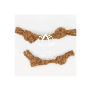 Jouet à mâcher pour chien en corde de coco Lotus Bleu, très populaire, écologique, durable, interactif, sûr, pour le nettoyage dentaire et le soulagement du stress des animaux domestiques - Product Image 1