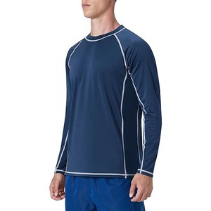 High Quality Training Wear Slim Fit <b>Men</b> <b>Rash</b> <b>Guard</b> <b>Men</b> Clothing Quick Dry Breathable Solid Color <b>Men</b> <b>Rash</b> <b>Guards</b> - Product Image 5