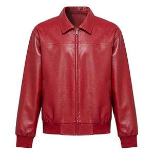 Customized Design Your Own Men's Winter Plus Size Leather <b>Racer</b> <b>Jacket</b> High Quality Breathable Fabric with Custom Colors & Logo - Product Image 1