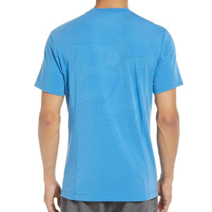 เสื้อยืดวิ่งคุณภาพพรีเมียมจากโรงงานโดยตรง เนื้อผ้าถักระบายอากาศได้ดี ทรงเข้ารูป แห้งเร็ว สำหรับผู้ชายออกกำลังกายและวิ่ง - Product Image 2