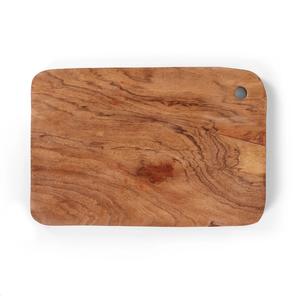 Planche à découper en bois élégante, épaisse, durable, compatible avec les couteaux, finition lisse, avec poignée intégrée, idéale pour couper et servir - Product Image 6