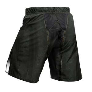 OEM Wholesale MMA <b>Shorts</b> Plain Athletic Stretch <b>Polyester</b> Spandex Material Breathable Comfortable Training MMA <b>Shorts</b> - Product Image 2