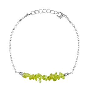 Lemon Quartz Gemstone <b>Silver</b> 925 Gold Plated Necklace Smooth Uncut Irregular Chips Crystal Bead <b>Choker</b> Summer Beach Jewelry - Product Image 2