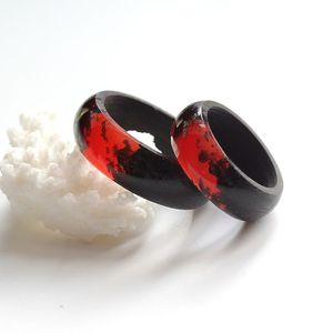 Anillos de Resina Hechos a Mano para Mujer, Anillos de Diseño Coloridos, Joyería Artística Única, Anillo Ajustable Ligero - Product Image 6