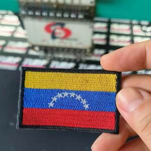 Personalized Embroidered Logo Patch Custom <b>Iron</b> <b>On</b> Letter Badge Rubber PVC Style for Jacket Hat Bag Clothing OEM ODM Manufacture - Product Image 2