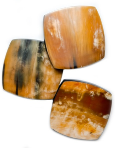 Handmade Buffalo Horn <b>Coaster</b> Modern Design Rustic Round Collection Beautiful Durable <b>Drink</b> Horn <b>Coasters</b> - Product Image 2