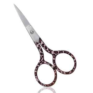 Tijeras para cutículas con mango recubierto de papel, acero inoxidable, cuchillas curvas afiladas, duraderas, para diestros, para uso doméstico y en salones de belleza - Product Image 1