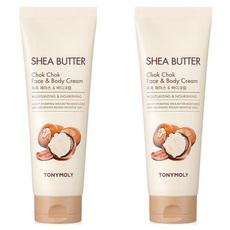 Crema Hidratante Facial y Corporal con Manteca de Karité Tony Moly, 250 ml Cada Una, en Envase de Tubo, Paquete de 2 - Product Image 1