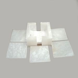 Juego de posavasos de mármol de alabastro indio de lujo para mesa de comedor, artículos de regalo de primera calidad, precio al por mayor, suministro directo de fábrica - Product Image 4