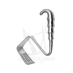Retractor de escápula cardiovascular Davidson de 75 mm x 50 mm de largo, 19,5 cm, acero inoxidable alemán resistente a la corrosión, ISO 13485: 2016 - Product Image 1