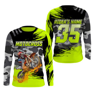 Moto Girl Long Sleeve Motocross Jersey Full Sublimation Print Quick Dry Women's Racing Shirt Pink White Design - Product Image 5
