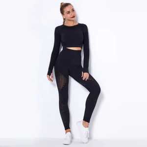 Conjunto de Yoga para Mujer de Diseño Único, Fabricado en Pakistán, para Uso en Exteriores, Poliéster/Nailon - Product Image 6
