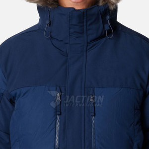 Parkas imperméables pour hommes en polyester avec logo personnalisé, pour usage extérieur - Product Image 3