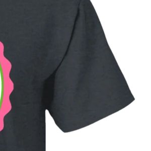 Camiseta Negra con Estampado Gráfico, Cuello Redondo, Manga Corta, Algodón, Ropa Personalizada, Moda Urbana, Informal, Cómoda - Product Image 3