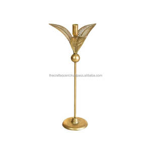 Support de bougie en fer doré fait main, lanterne à bougie artisanale CRAFT ASCENT (TCA-BA124) pour Noël, maison et jardin, vente en gros - Product Image 5