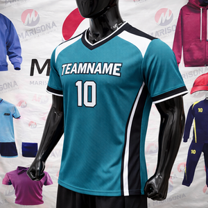 Camiseta de Fútbol Personalizada para Clubes y Equipos, Talla Grande, Secado Rápido, Transpirable, Antibacteriana, Anti-UV, 100% Poliéster - Product Image 4