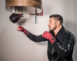 Balle de frappe en cuir Pu poire sac de boxe balles de vitesse Muay Thai Fitness entraînement balle de vitesse de boxe - Product Image 2