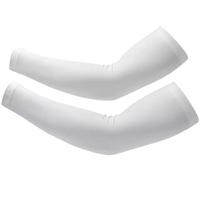 Mangas de Ciclismo Unisex con Protección UV, de Poliéster Azul, Talla Adulto, Mangas Deportivas de Compresión Refrigerantes, de Secado Rápido y Transpirables