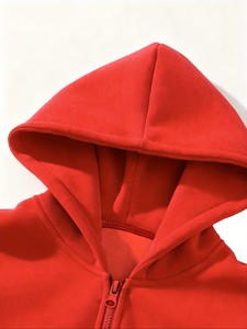 Conjunto Deportivo Minimalista Estilo Urbano para Hombre 2026: Sudadera con Capucha y Media Cremallera de Forro Polar y Pantalones Jogger de Ajuste Holgado, 2 Piezas Transpirables - Product Image 4