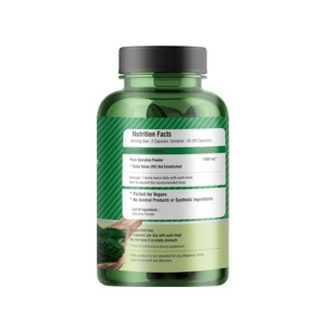 Cápsulas Vegetales de Espirulina Premium, Extracto Puro en Polvo a Base de Plantas de Alta Calidad, Estándar de Exportación, a Granel, de Fábrica - Product Image 3