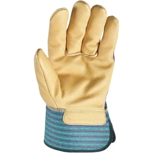 Guantes de Seguridad Canadienses para Trabajos de Construcción, Resistentes a la Abrasión, a las Chispas y de Cuero de Grano de Cabra, para Tareas Laborales - Product Image 3