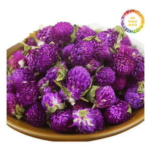 Fleurs d'amarante globe séchées naturelles et écologiques, aux couleurs vives, idéales pour les décorations faites à la main, les projets de bricolage et pour le thé - Product Image 3