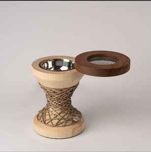 Brûleur d'encens en bois et métal de haute qualité, version professionnelle, pour usage religieux, porte-bakhoor, écologique, tendance, prix bas, vente en gros - Product Image 6