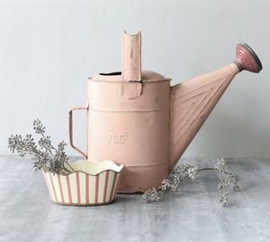 Regadera metálica ideal para jardinería diaria en interiores y exteriores, material resistente al óxido, boquilla larga, riego preciso - Product Image 1