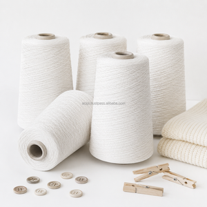 Super Quality Mercerized Combed 100% Cotton Core Spun Yarn Anti-Bacteria Recyclable Raw Elegant Home Decor Knitting Weaving - Product Image 1
