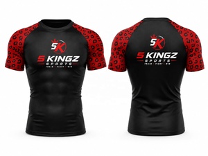 Rashguard personnalisé MMA, Rashguard BJJ Kimono, entièrement sublimé, personnalisable, entraînement et compétition, Spandex/Polyester, adultes - Product Image 1