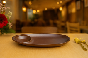 Platos de Melamina de Alta Calidad para Catering, Platos de Plástico para Aperitivos con Compartimentos y Logotipo Personalizado - Product Image 2