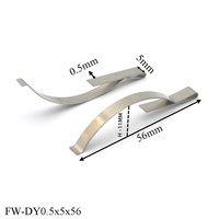 Clip de tension industriel à ressort en acier inoxydable 301 pour moustiquaire, supports de canal en aluminium