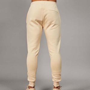 Survêtement à capuche beige pour homme, coupe classique, couleur unie, avec poches latérales, en coton respirant, idéal pour l'automne - Product Image 5
