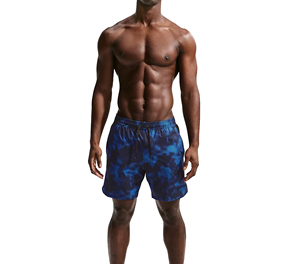 Shorts de bain écologiques pour hommes, motif floral, colorés, confortables, extensibles, coupe ample pour les sports d'été - Product Image 1