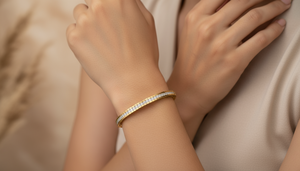 Brazalete de Mujer de Oro de 14K y Diamantes Naturales [Joyería de Alta Calidad en Tendencia] |   3.00 Quilates - Product Image 5