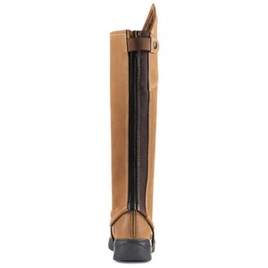 Pantalones de Montar de Cuero Genuino de Primera Calidad para Hombre, Ropa Ecuestre Personalizada, Servicio OEM, Estilo Occidental, Pantalones Completos - Product Image 3